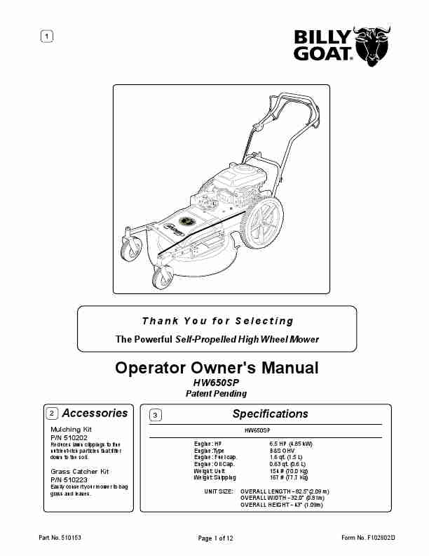 Billy Goat Lawn Mower HW650SP-page_pdf
